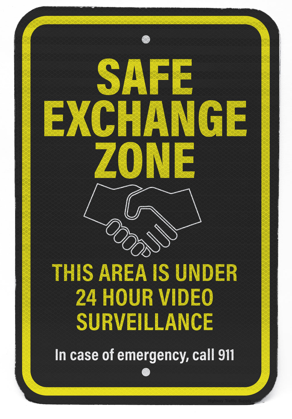 Safe Exchange Zone Sign