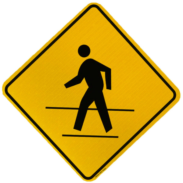 WC-2 R - Pedestrian Crossing right of traffic – Western Safety Sign